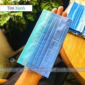 < 1 BỊCH 10 CÁI> Khẩu trang y tế NHIỀU MÀU -  Color Mask Gradient - Chất vải Spunlace mềm mại  - An tâm sử dụng