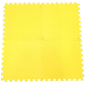 Bộ 4 tấm Thảm xốp trải sàn cho bé ECOBABY, thảm xốp eva đạt tiệu chuẩn Mỹ và Châu Âu - kích thước 1 tấm 60x60cm, độ dày 1cm - màu vàng