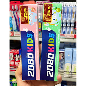 Kem đánh răng 2080 Kid's cho trẻ em hương dâu Hàn Quốc 80g