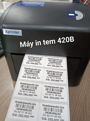 Máy in mã vạch Xprinter XP-420B - Hàng Chính Hãng