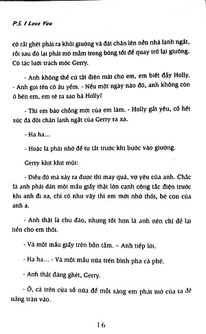 Sách P.S. I Love You - Tái Bút Anh Yêu Em