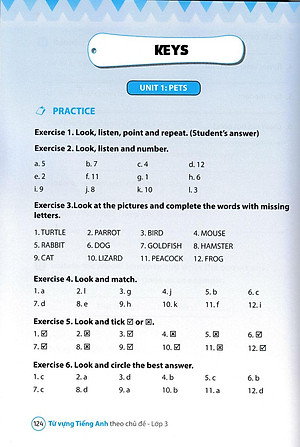 Sách Từ Vựng Tiếng Anh Theo Chủ Đề Lớp 3
