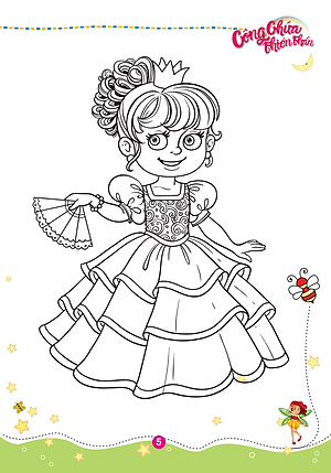 Sách Tô Màu Công Chúa Thiên Thần (Tập 1)