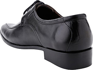 Giày Tây Nam Vân Đà Điểu Cột Dây Huy Hoàng HT7164 - Đen