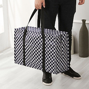 Túi bạt -Túi dứa bỏ hành lý -Túi đựng đồ chăn quần áo có dây kéo kích thước  lớn 70 x 55 x 26cm siêu bền , rất tiện dụng cho mọi gia đình 