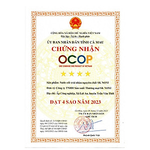 Nước cốt trái nhàu SK Noni Juice Premium 375ml