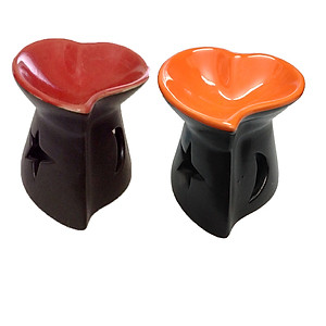 Lò xông tinh dầu hình tim nhiều kiểu (Giao kiểu ngẫu nhiên)