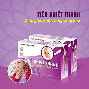 Thực phẩm bảo vệ sức khỏe Viên nén TIÊU KHIẾT THANH giúp giọng nói trong trẻo hơn