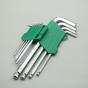 Bộ lục giác đầu bi chữ L 9 cây 