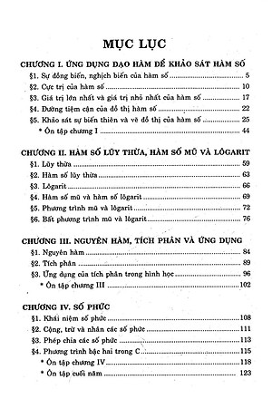 Sách Giải Bài Tập Toán - Đại Số Giải Tích Lớp 12