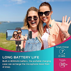 Ulanzi J12 / Ulanzi J11 - Micro Cài Áo Không Dây Cho Smartphone Làm Tik Tok, Youtube, Livestream - Hàng Chính Hãng