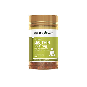 Tinh chất Mầm đậu nành Lecithin Healthy Care 100 viên (Mẫu mới)