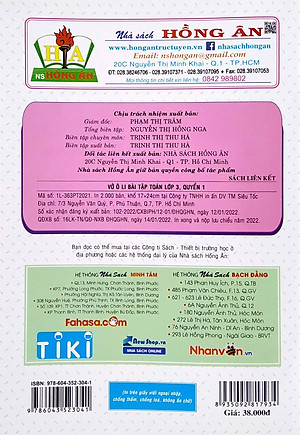 Vở Ô Li Bài Tập Toán Lớp 3 - Quyển 1 (Biên Soạn Theo Chương Trình GDPT Mới Định Hướng Phát Triển Năng Lực)