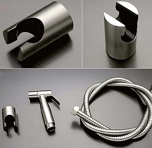 Vòi xịt vệ sinh KG49 cao cấp, xịt nước mạnh rất êm siêu bền chất liệu inoxsus304 - Hàng chính hãng