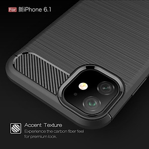 Ốp lưng chống sốc Likgus cho iPhone 11 (6.1 inch) (chuẩn quân đội, chống va đập, chống vân tay) - Hàng nhập khẩu