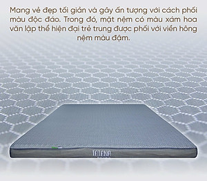 Nệm Foam Tatana Massage Relax, Cấu Trúc Lượn Sóng, Duy Trì Tư Thế Nằm Giảm Áp Lực Cơ Thể