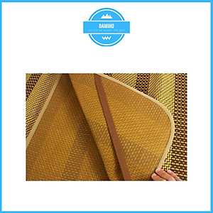 Size 1.4 x 1.9m - Chiếu mát mùa hè, chiếu điều hòa sợi mây hàng VN cap cấp gọn nhẹ dễ lau chùi, giặt nhanh khô - DAMIHO - chiếu mây
