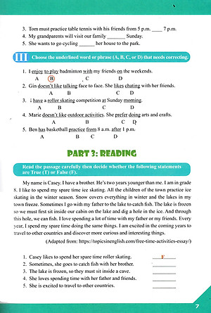 Bài Tập Bổ Trợ Toàn Diện Tiếng Anh 8 - ABB