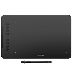 Bảng Vẽ Điện Tử XP-Pen Deco 01 v2 Android 6.25x10 Inch Lực Nhấn 8192 Hỗ trợ Cảm Ứng Nghiêng (Kèm Găng Tay Họa Sĩ Và Miếng Film Bảo Vệ) - Hàng chính hãng