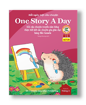 One Story A Day - Sách song ngữ cho bé, 12 cuốn truyện - 365 câu chuyện phát triển trí tuệ và nuôi dưỡng tâm hồn - Tặng kèm file nghe & note từng vựng