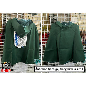 Áo choàng cosplay đội trinh sát - anime Attack on Titan