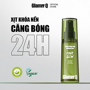 Xịt Khóa Nền Cố Định Glamrr Q Vegan Super Stay Makeup Fixer 50ml