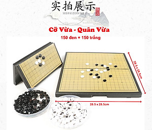 Cờ Vây Nam Châm Chất Lượng Cao 28x28 và 37x37cm Có Hộp Đựng Quân Cờ - Chính Hãng dododios