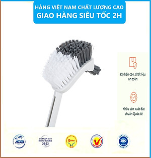 Chổi Cọ Vệ Sinh 2 Đầu Đa Năng Chuẩn Nhật - Hàng Việt Nam