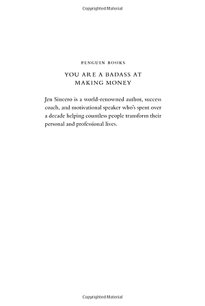 You Are a Badass at Making Money: Master the Mindset of Wealth