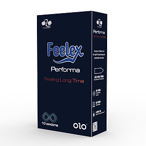 Bao cao su OZO Feelex Performa - Hộp 10 bcs