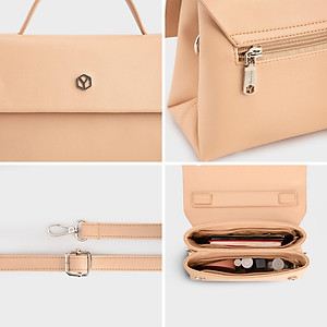 Túi Yuumy ( Thời trang nữ thiết kế hiện đại size 25 - Túi đeo chéo da Seasand YN206 )