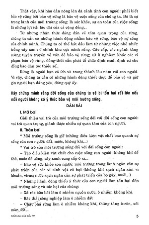 Sách Những Bài Văn Mẫu 7 - Tập 2