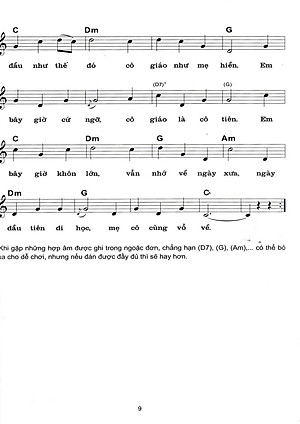 Sách Tuyển Tập Bài Hát Hay Dùng Trong Trường Trung Học Cơ Sở