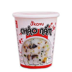 Cháo nấm Asuzac thùng 12 ly (36 g x 12 ly)