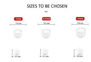 Bình đường Hũ gia vị bằng sứ trắng cao cấp Long Phương