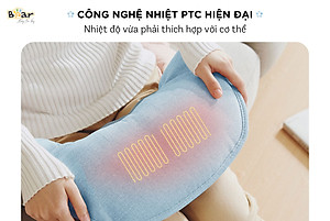 Máy Massage Cổ Vai Gáy, Máy Đấm Lưng Bear AMQ-A01X1 Gồm 4 Kỹ Thuật Đấm Lưng Gồm 16 Cường Độ Massage Như Người Thật - Hàng Chính Hãng