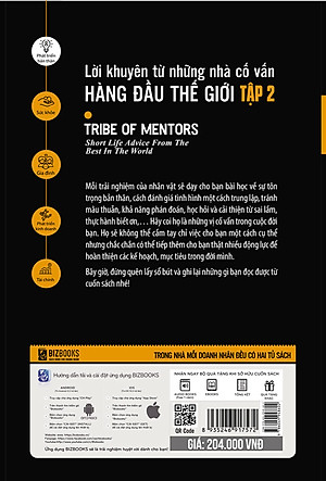 BIZBOOKS - Bộ 2 Cuốn Sách Lời Khuyên Từ Những Nhà Cố Vấn Hàng Đầu Thế Giới – Tribe Of Mentor (Tập 1 + Tập 2)– MinhAnBooks