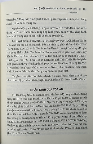 Án lệ Việt Nam – Phân tích và luận giải (Tập 2: từ án lệ 44 đến án lệ 70) – tái bản lần thứ nhất