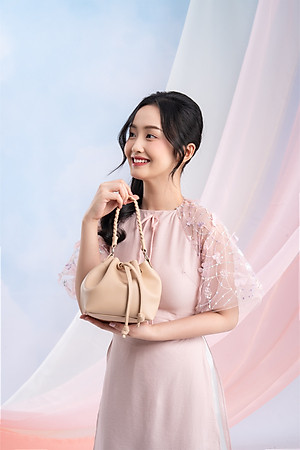 Túi Yuumy ( Thời trang nữ thiết kế dây rút - Túi đeo chéo da Seasand YN265 )