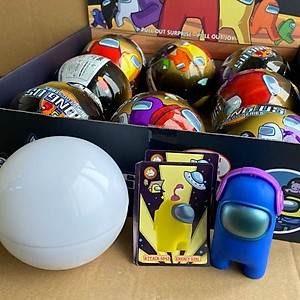 Đồ chơi trứng búp bê phi hành gia Among Us bất ngờ Suprising doll kèm phụ kiện (1 quả màu ngẫu nhiên)