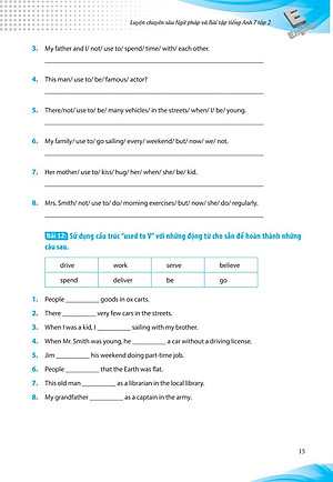 Sách Luyện Chuyên Sâu Ngữ Pháp Và Bài Tập Tiếng Anh 7 Tập 2 (Chương Trình Mới)