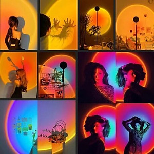 Đèn Tikok 16 Màu Chụp Hình Sống Ảo , Quay Video Có Điều Khiển Chuyển Đổi Màu Hiệu Ứng Mặt Trời Cầu Vòng Siêu Hót - Hàng Chính Hãng 