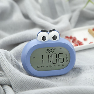 Digital Alarm Clock Indoor Temperature Snooze for Travel Bedside Decor