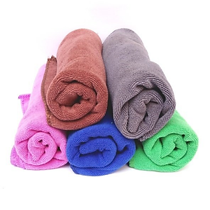 SIÊU HOT - Bộ 5 khăn lau Ô tô microfiber 40x60cm - khăn vệ sinh chăm sóc xe hơi,khăn lau bụi xe - 206430 -