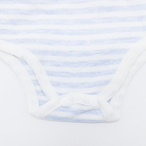 Set áo bodysuit cài chéo giữ ấm ngực dài tay kèm quần rời 100% Cotton cho bé Comfybaby