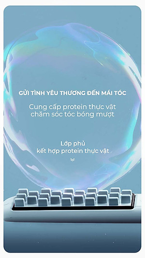 Máy Dập Phồng Chân Tóc BUMAS H8 - Máy Dập Lưỡi Vuông Bấm Phồng Chân Tóc - Phủ Protein Thực Vật - Hạn Chế Hư Tổn Nhiệt - Hàng Chính Hãng