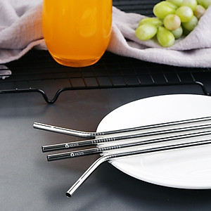 Combo 4 Ống Hút Inox 304 Kèm Cọ Rửa - Hàng Loại 1 - Chính Hãng MINIIN