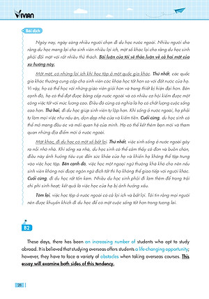 Sách 30 đề thi Viết luận tiếng Anh B1, B2 Vstep - Ôn thi tiếng Anh bậc 3, 4, 5 theo khung năng lực ngoại ngữ 6 bậc Việt Nam