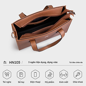 Túi Lata ( Thời trang nữ đơn giản - Túi đeo chéo da HN105 )
