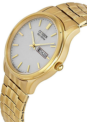 Đồng Hồ Nam Citizen Dây Thép Không Gỉ BM8452-99P - Mặt Vàng